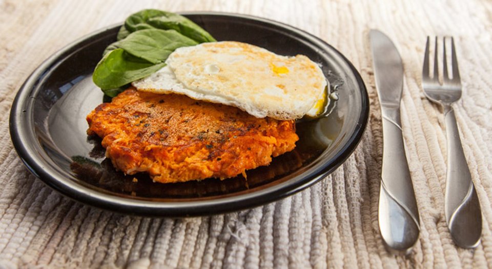 Sweet Potato Parmesan Patty