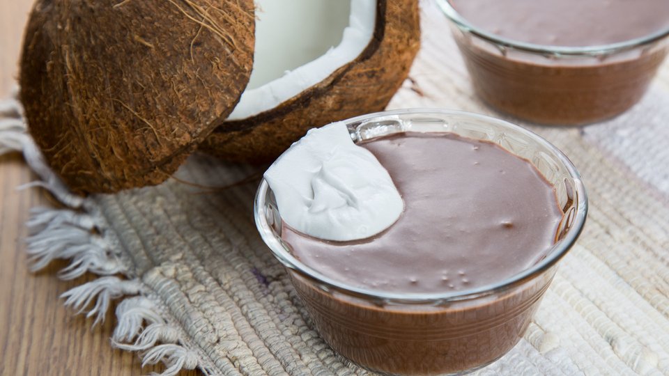 Coconut Chocolate Protein Pudding
