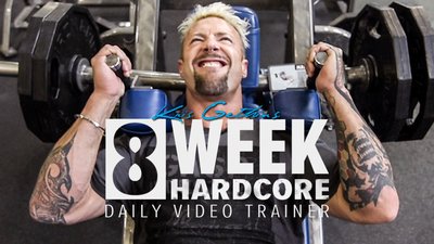  Kris Gethin's 8-Week Hardcore Video Trainer mobile header image 