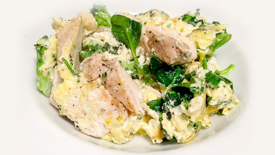 Jim Stoppani's Shortcut To Shred Recipes: Green Eggs And Chicken