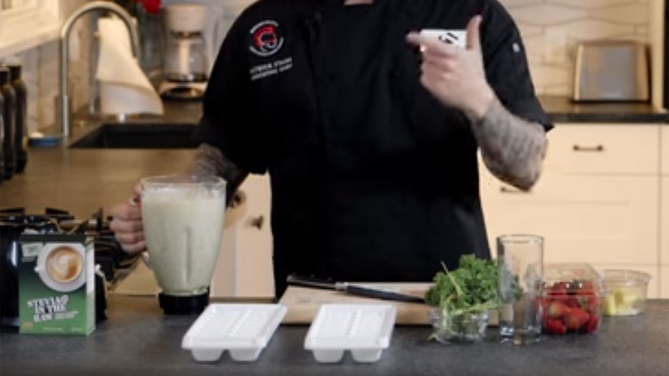 Patrick Stark's Freezable Greens Protein Smoothie