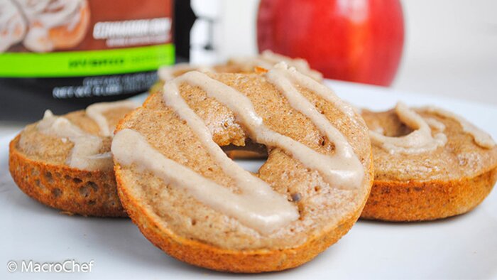 Apple Cinnamon Protein Doughnuts