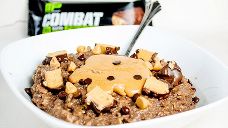 Chocolate Peanut Butter Protein Oatmeal