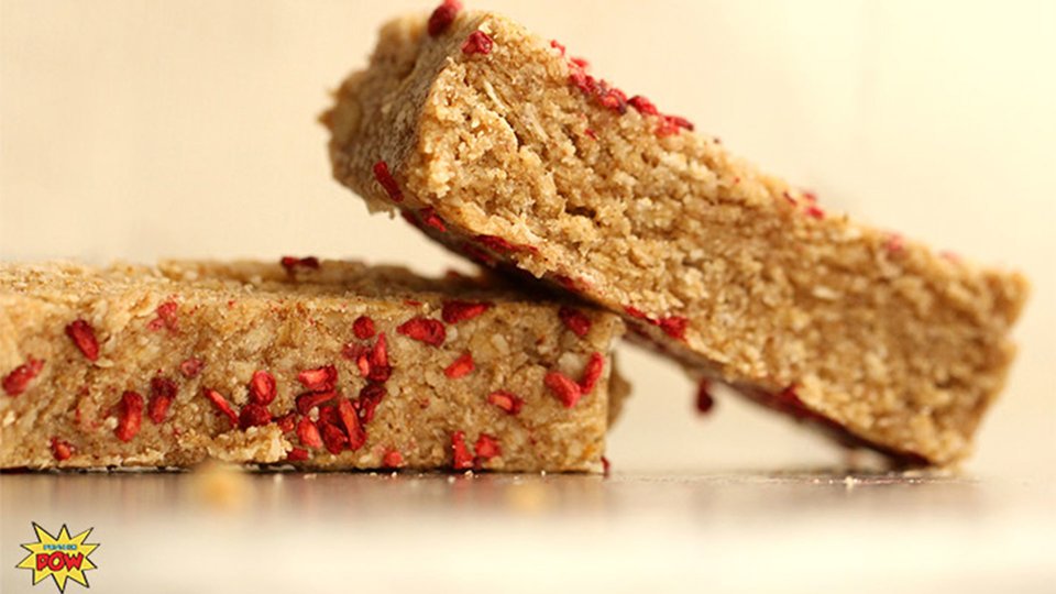 No-Bake Peanut Butter Oatmeal Protein Bars!