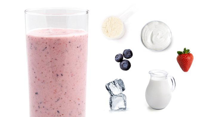 berry good protein shake