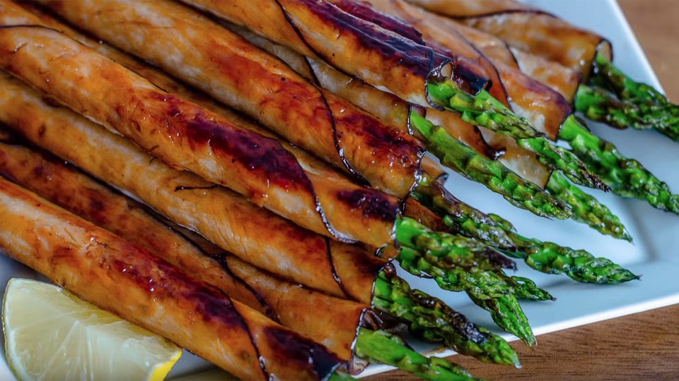 BBQ Turkey-Wrapped Asparagus