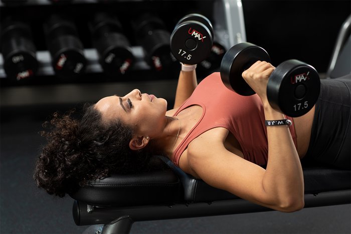 Cable Chest Press - Female 