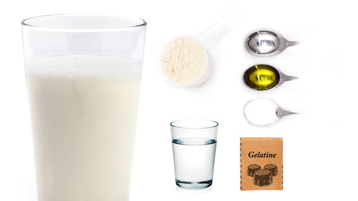 mineral powder protein shake