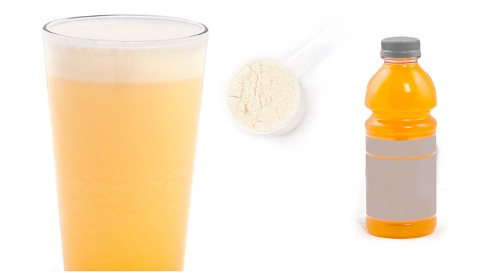 orange and cream protein shake