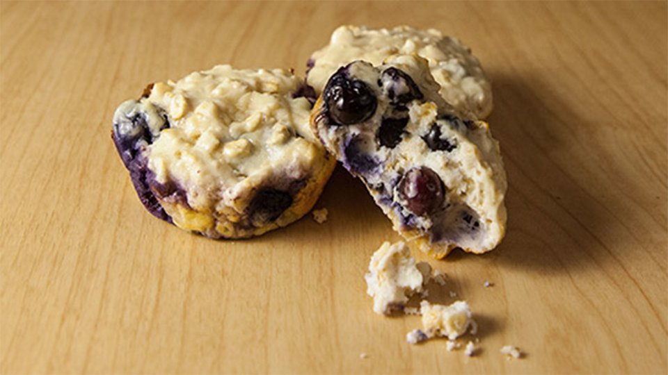 Blueberry Oat Muffins