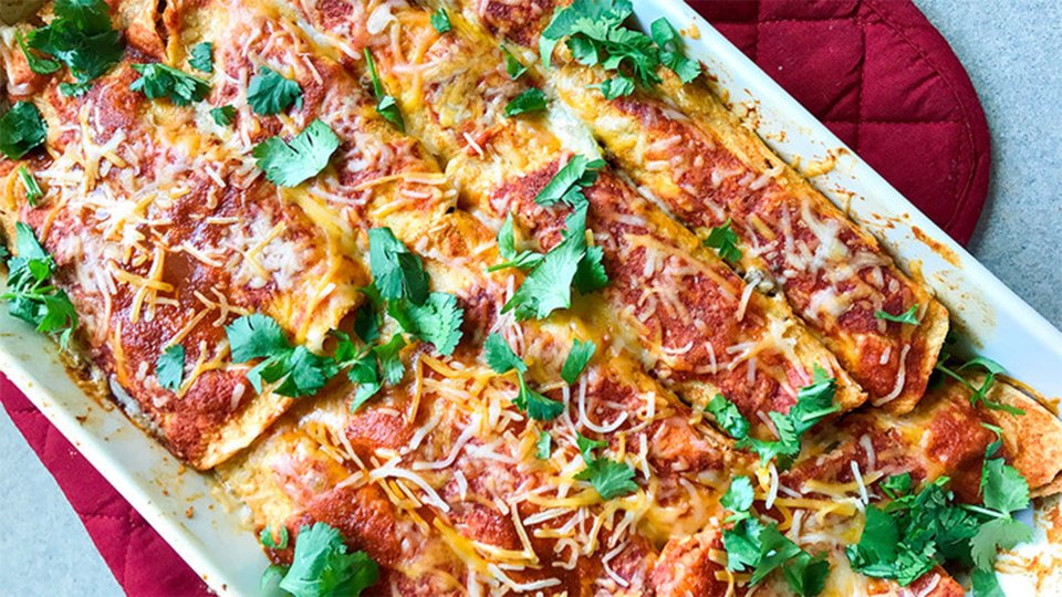 Lean Beef Enchiladas