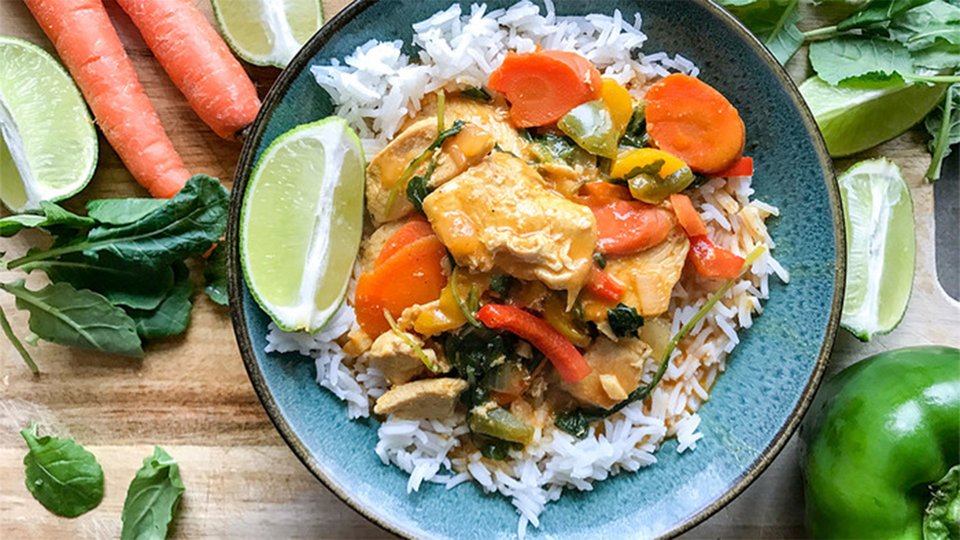 Thai Chicken And Vegetable Coconut Curry