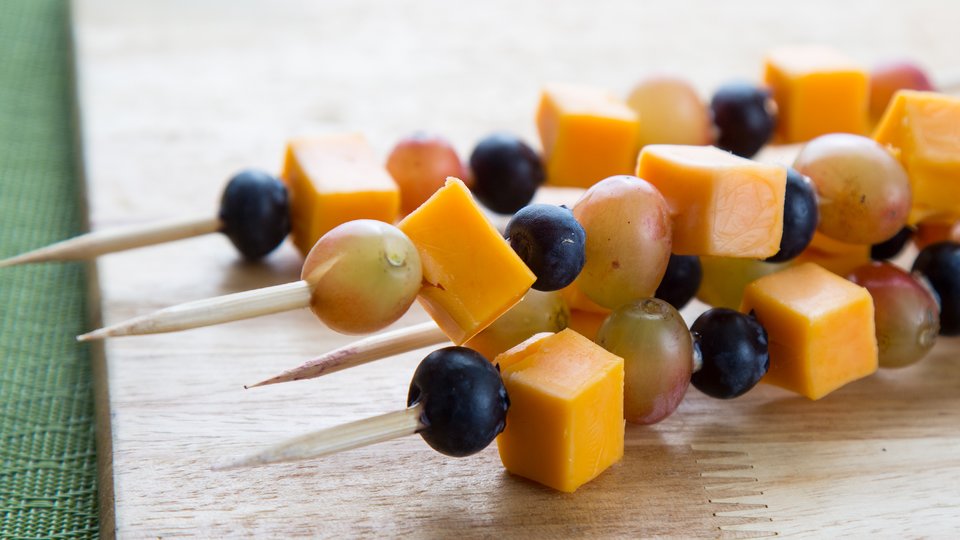 Fruit and Cheese Kabobs