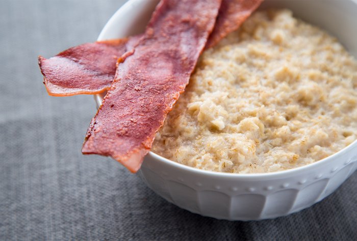 Top Your Oatmeal With Turkey Bacon
