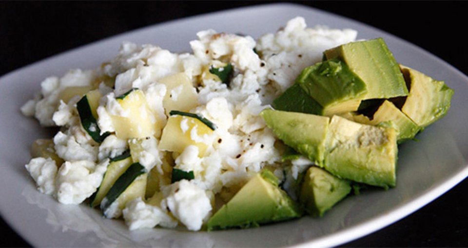 Egg White And Vegetable Scramble