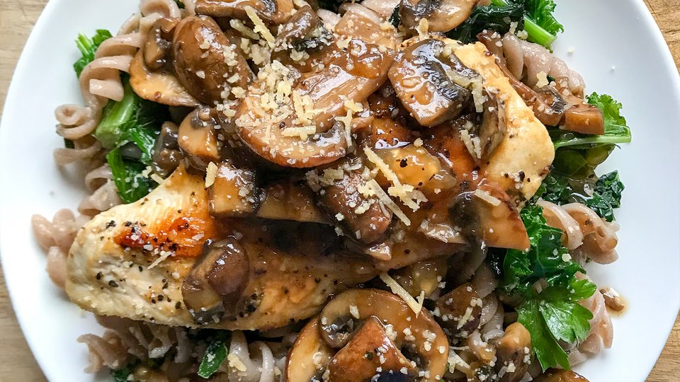 Lighter Chicken Marsala