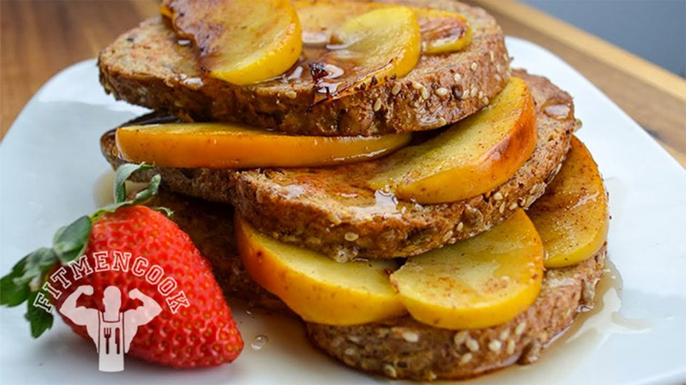 Protein French Toast With Sautéed Apples