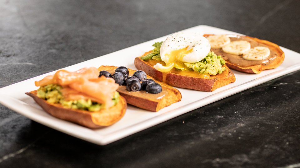 Gainz Sweet Potato Toast