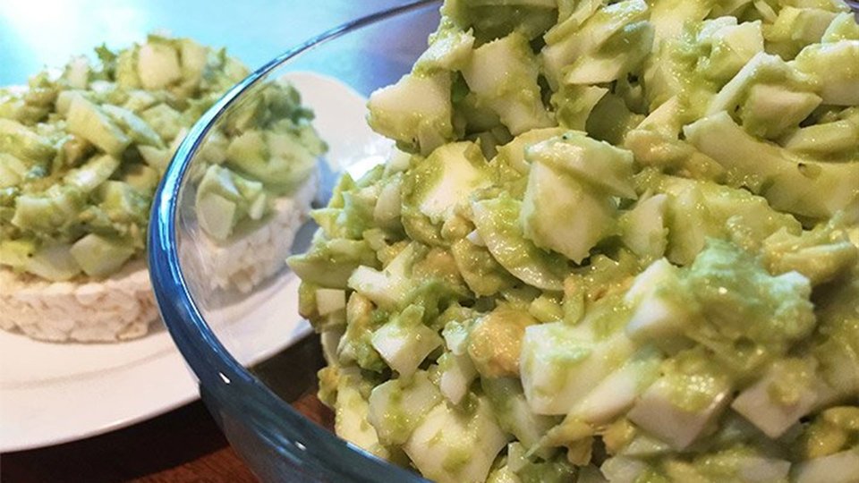 Avocado Egg White Salad