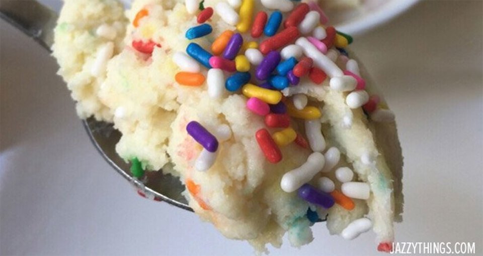 Birthday Cake Protein Cookie Dough