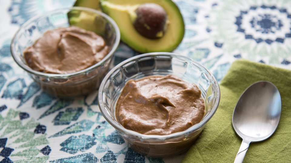 Chocolate Avocado Protein Pudding