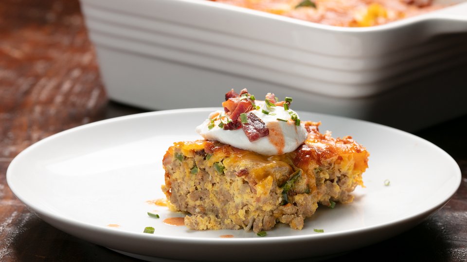 Keto Buffalo Jalapeño Popper Casserole