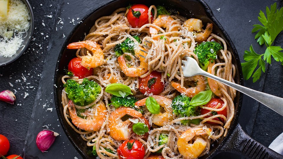 Italian Shrimp Pasta