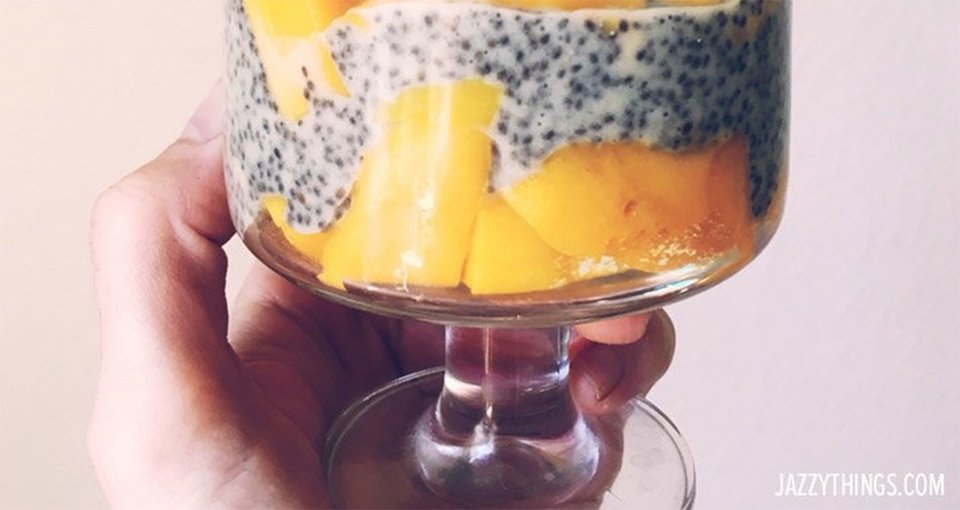 Mango And Chia Protein Parfait