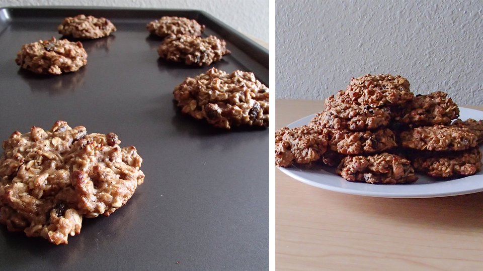 Oatmeal Raisin Walnut Cookies