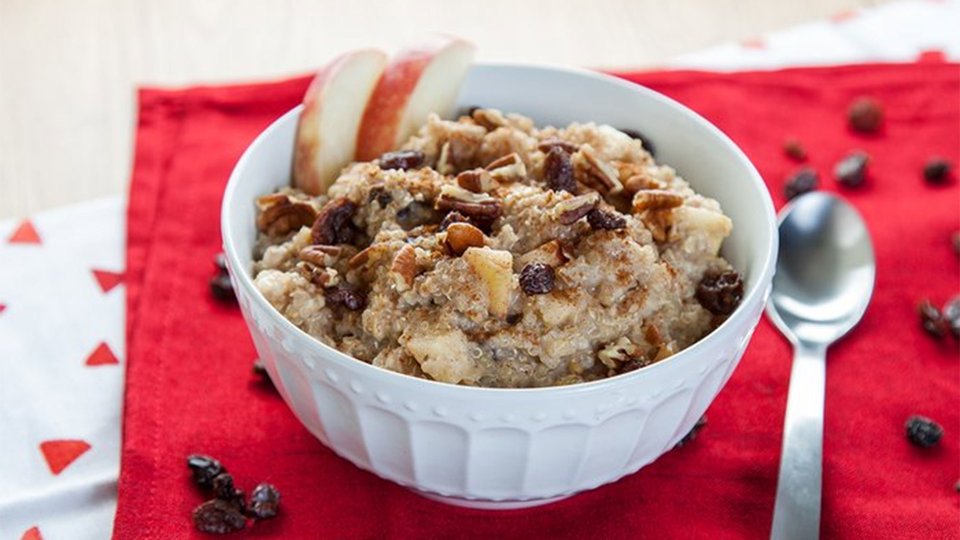 Two-Grain Apple Porridge