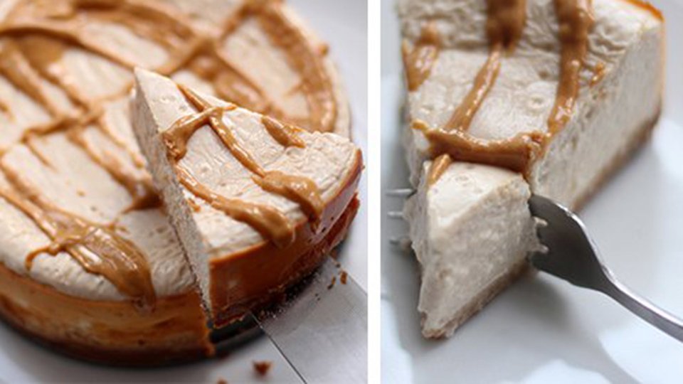 Peanut Butter Marshmallow Protein Cheesecake