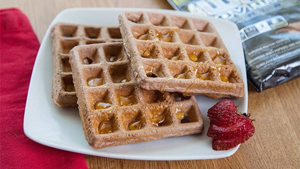 Chocolate Peanut Butter Waffle