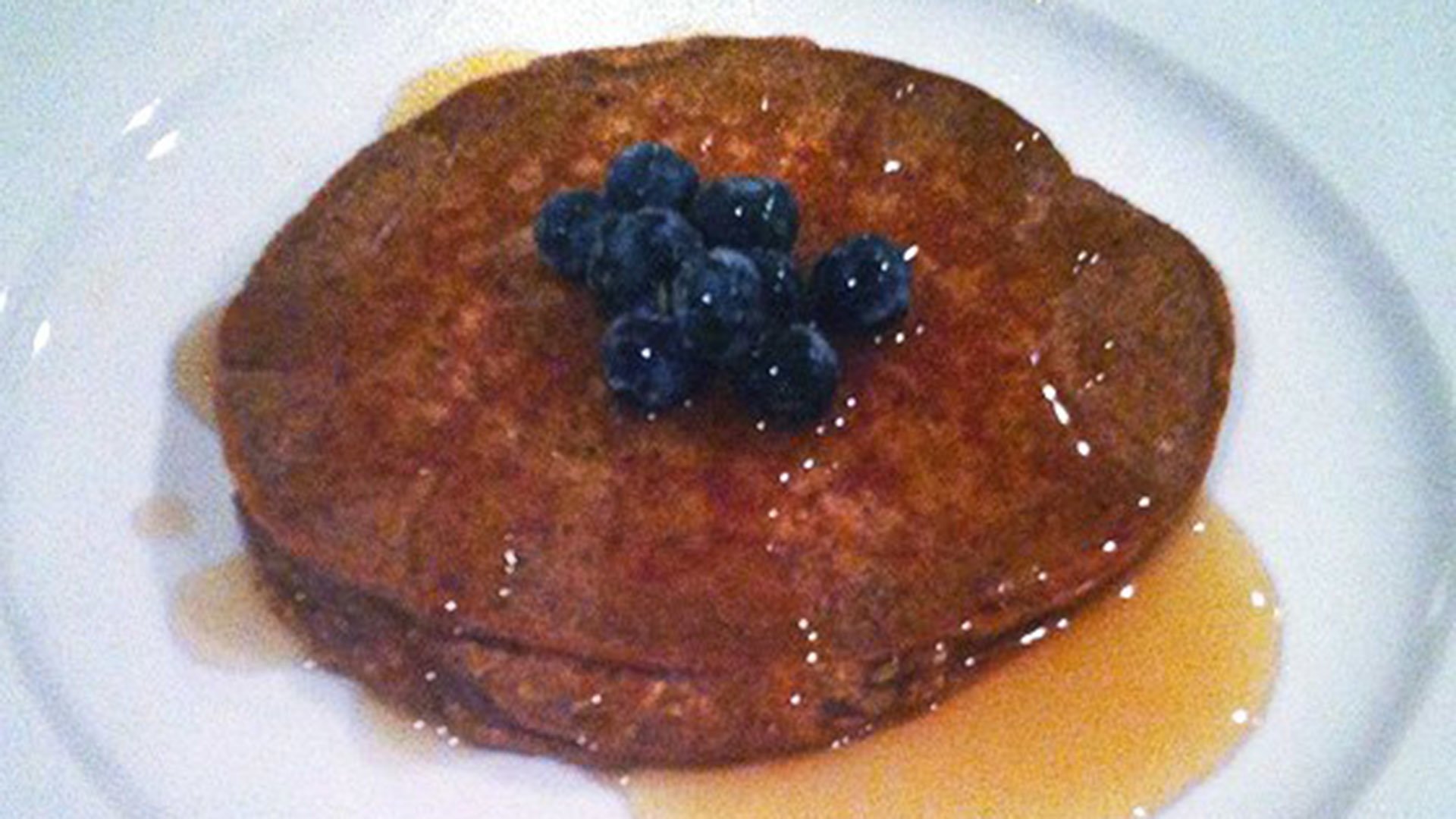 Chocolate Chia Protein Pancake