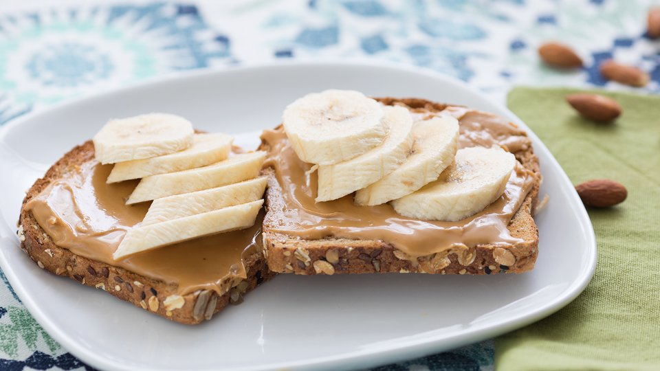 Almond Banana Toast