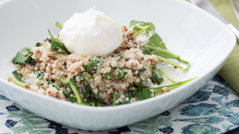 Poached Egg Quinoa