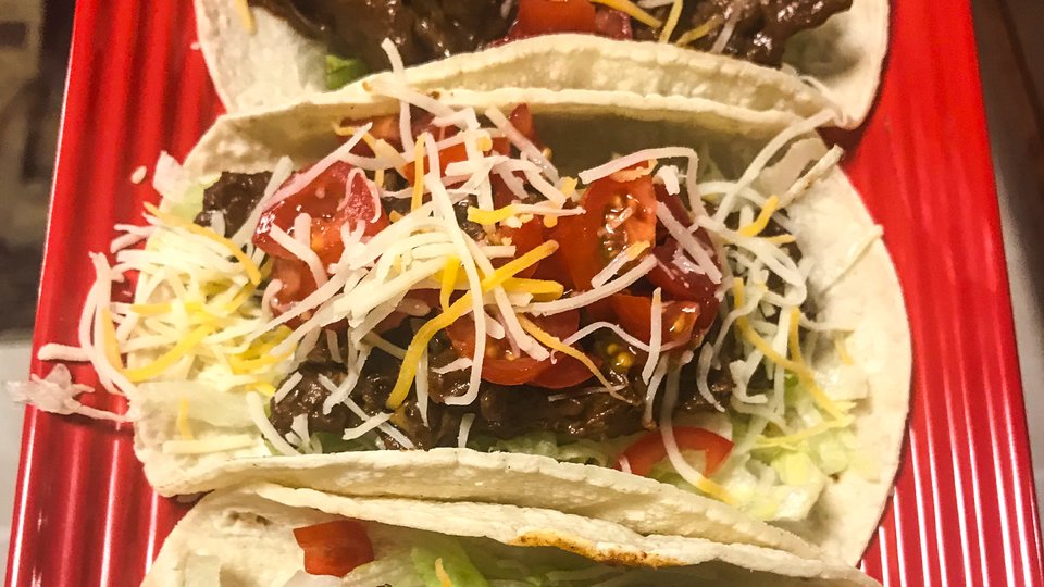 Pro JYM Street Tacos with Chocolate Cookie Crunch Mole