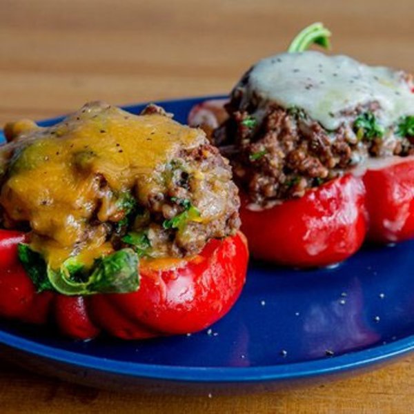 Stuffed peppers with ground beef and Portuguese chouriço | Photos & Food