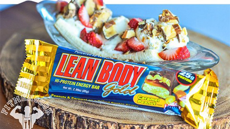 Lean Body Banana Split With Protein Ice Cream