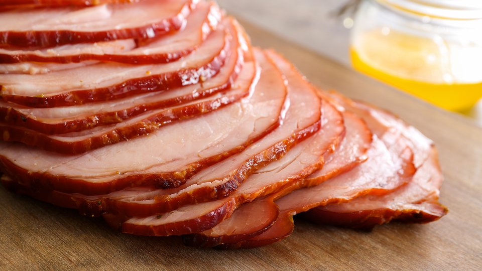 Apple Ginger Glazed Ham