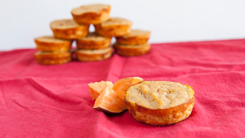 Banana Bread Muffins With Sweet Potatoes