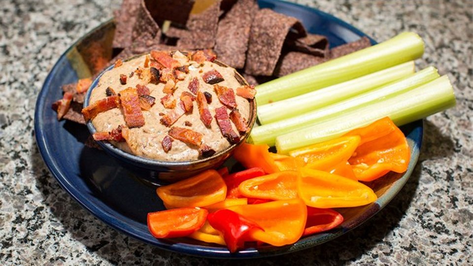 Black Bean Bacon Dip