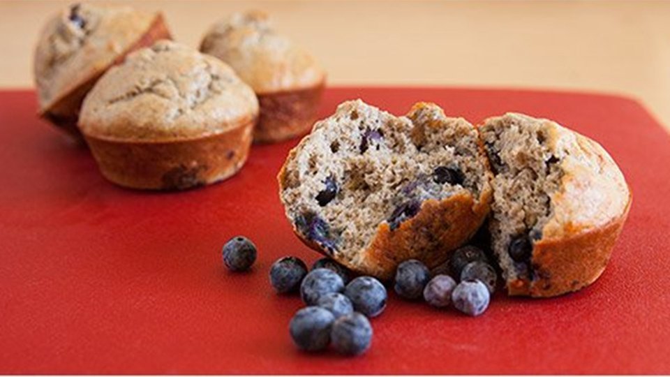 Blueberry-Banana Muffins