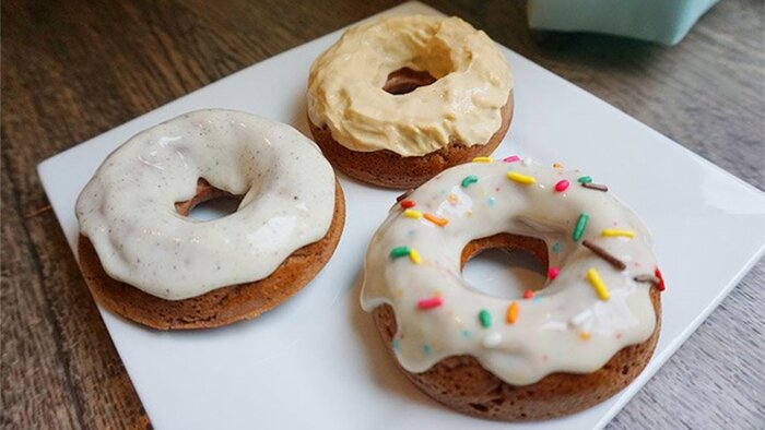 Decadent Chocolate Protein Doughnuts