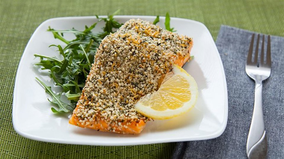 Hemp Crusted Salmon