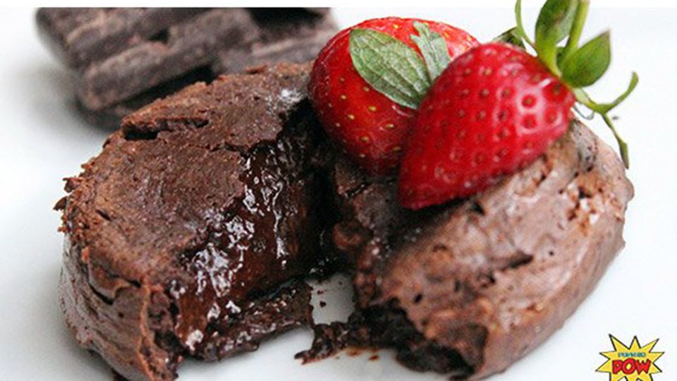 Protein Chocolate Lava Cakes