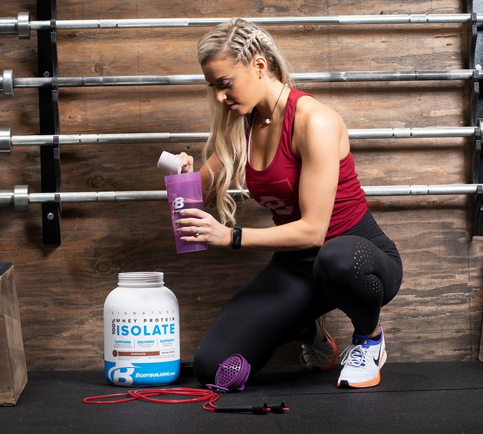 Essentials In Your Gym Bag For Women (2021) Protein Powder and Shaker