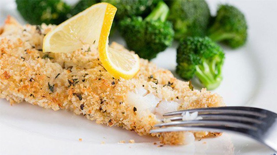 Parmesan-Crusted Baked Cod