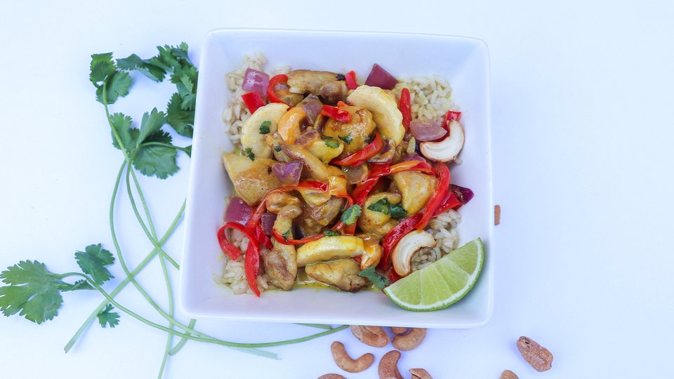 Curry Chicken Banana Stir-Fry