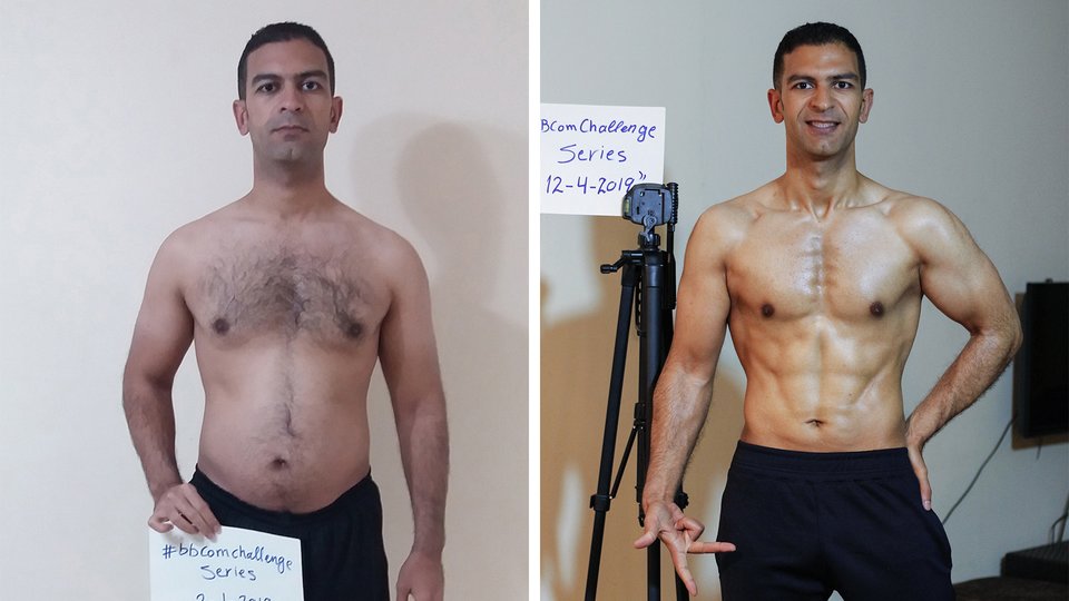 Mostafa Yousri Lost 75 Pounds and 18 Percent Body Fat. 
