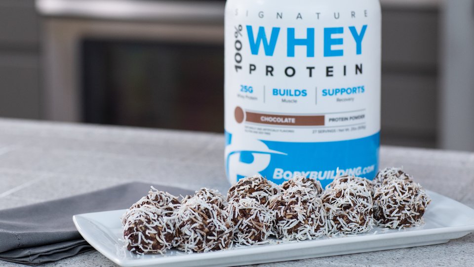 Chocolate Coconut Protein Balls